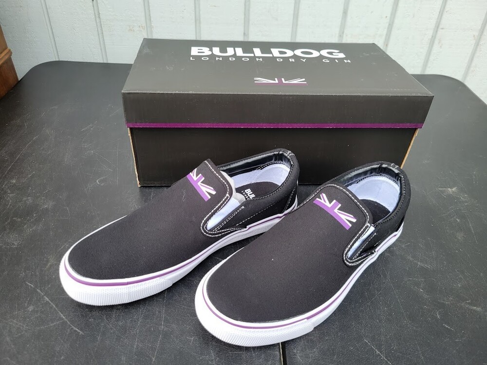 Bulldog London Dry Gin Mens Slip On Sneaker Shoes Size 6